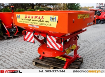 Piaskarka DEXWALL 1200L z napędem i otwieraniem hydraulicznym 